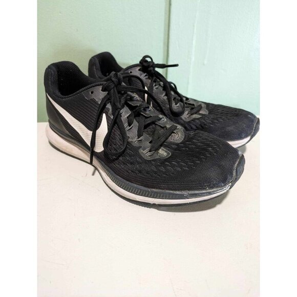 Nike Zoom 2017 Womens 8 Black Running Shoes Sneakers- Used - Picture 1 of 7